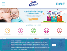 Tablet Screenshot of littleremedies.com